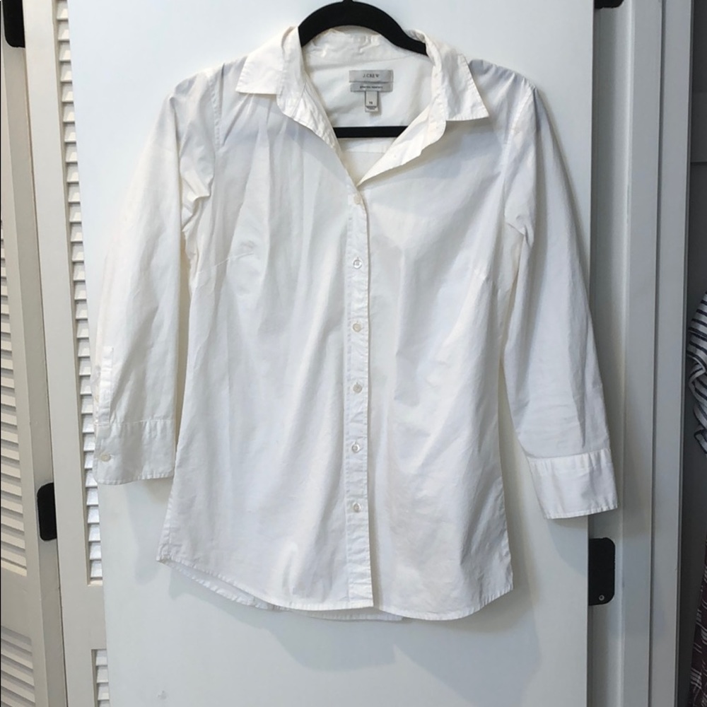 White JCrew button down